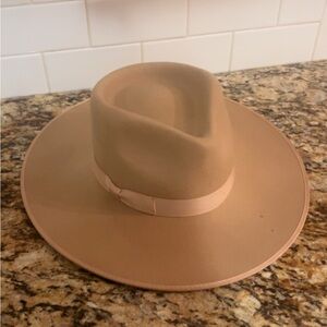 Lack Of Color Tan Brim Hat